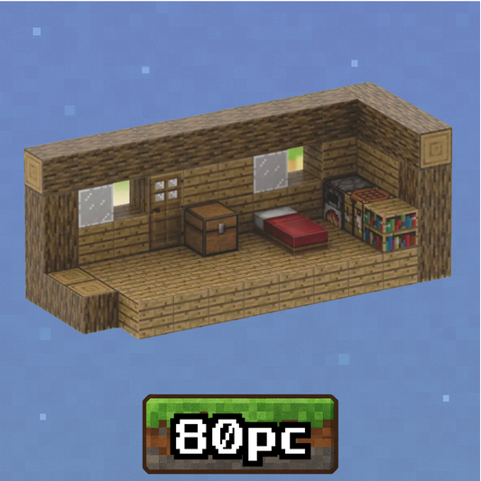 π³ Oak Wood House β 80pc Set